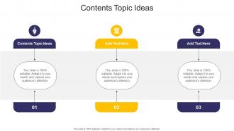Contents Topic Ideas In Powerpoint And Google Slides Cpb