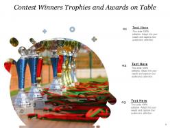 Contest Podium Winners Participating Professional Celebrating