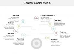 Contest social media ppt powerpoint presentation summary design templates cpb