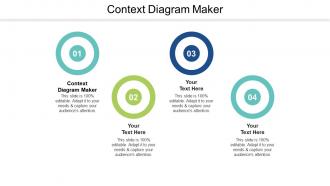 Context diagram maker ppt powerpoint presentation deck cpb