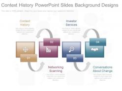 Context History Powerpoint Slides Background Designs