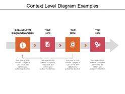 Context level diagram examples ppt powerpoint presentation infographics visual aids cpb
