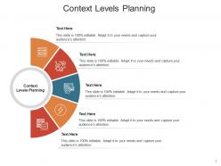 Context levels planning ppt powerpoint presentation pictures graphics design cpb