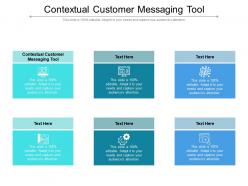 Contextual customer messaging tool ppt powerpoint presentation infographic template cpb