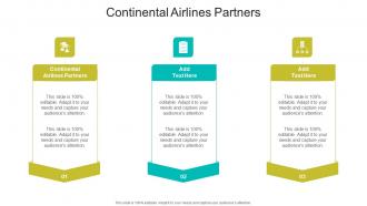 Continental Airlines Partners In Powerpoint And Google Slides Cpb