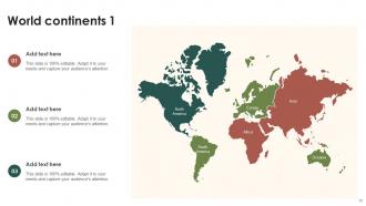 Continents Maps Powerpoint Ppt Template Bundles PU Maps Content Ready Ideas