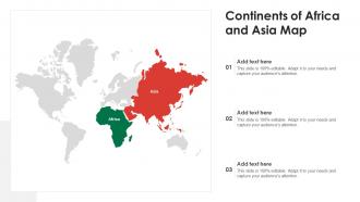 Continents Of Africa And Asia Map