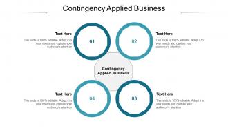 Contingency applied business ppt powerpoint presentation model design ideas cpb