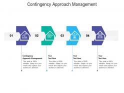 Contingency approach management ppt powerpoint presentation ideas layout ideas cpb