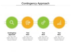 Contingency approach ppt powerpoint presentation visual aids cpb