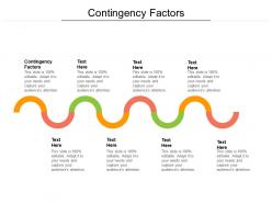 Contingency factors ppt powerpoint presentation professional ideas cpb