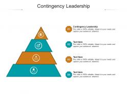 Contingency leadership ppt powerpoint presentation icon pictures cpb