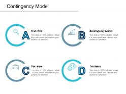 Contingency model ppt powerpoint presentation gallery format cpb