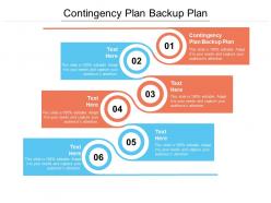Contingency plan backup plan ppt powerpoint presentation rules cpb