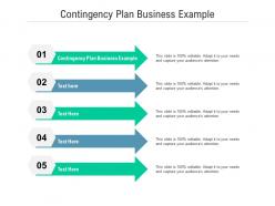Contingency plan business example ppt powerpoint presentation portfolio demonstration cpb