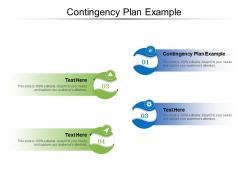 Contingency plan example ppt powerpoint presentation summary portfolio cpb