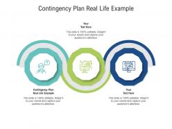 Contingency plan real life example ppt powerpoint presentation pictures model cpb