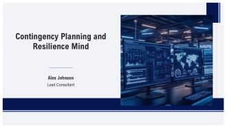 Contingency Planning And Resilience Mind PPT Guidelines AT