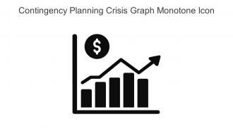 Contingency Planning Crisis Graph Monotone Icon In Powerpoint Pptx Png And Editable Eps Format