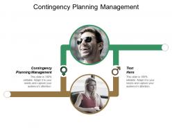Contingency planning management ppt powerpoint presentation file cpb