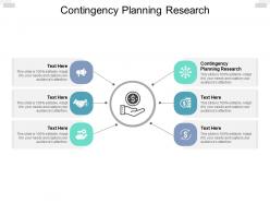 Contingency planning research ppt powerpoint presentation infographic cpb