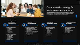 Contingency Plans For Communication Powerpoint Ppt Template Bundles Colorful Best