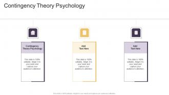 Contingency Theory Psychology In Powerpoint And Google Slides Cpb