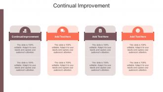 Continual Improvement In Powerpoint And Google Slides Cpb