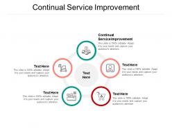 Continual service improvement ppt powerpoint presentation show slide download cpb