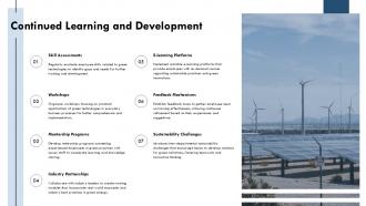 Continued Learning And Development Greenflation PPT Slides ST AI SS