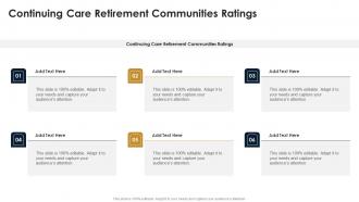 Continuing Care Retirement Communities Ratings In Powerpoint And Google Slides Cpb