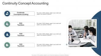 Continuity Concept Accounting In Powerpoint And Google Slides Cpb
