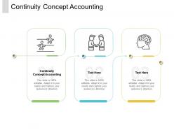 Continuity concept accounting ppt powerpoint presentation model grid cpb