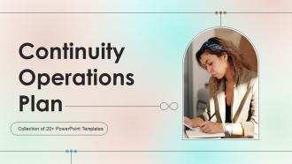 Continuity Operations Plan Powerpoint Ppt Template Bundles