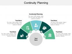 Continuity planning ppt powerpoint presentation infographics images cpb