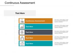Continuous assessment ppt powerpoint presentation layouts master slide cpb