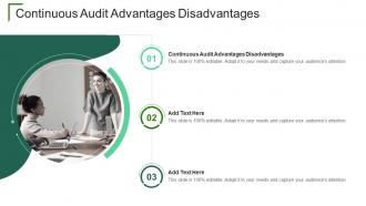 Continuous Audit Advantages Disadvantages In Powerpoint And Google Slides Cpb