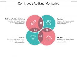Continuous auditing monitoring ppt powerpoint presentation infographic template gallery cpb