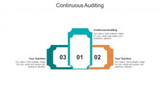 Continuous auditing ppt powerpoint presentation inspiration topics cpb