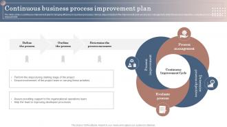 Continuous Business Process Improvement Plan