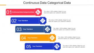 Continuous Data Categorical Data Ppt Powerpoint Presentation Ideas Background Image Cpb
