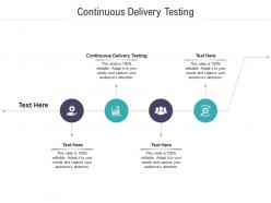 Continuous Delivery Testing Ppt Powerpoint Presentation Portfolio ...