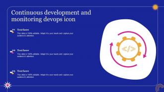 Continuous Development And Monitoring DEVOPS Icon