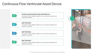 Continuous Flow Ventricular Assist Device In Powerpoint And Google Slides Cpb