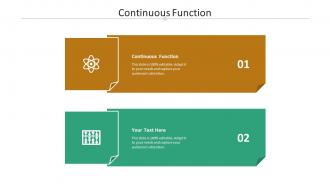 Continuous function ppt powerpoint presentation styles microsoft cpb