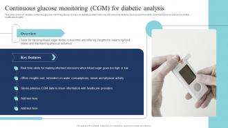 Continuous Glucose Monitoring CGM For Diabetic Analysis Guide Of Digital Transformation DT SS