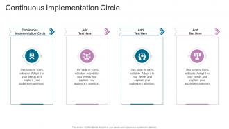 Continuous Implementation Circle In Powerpoint And Google Slides Cpb