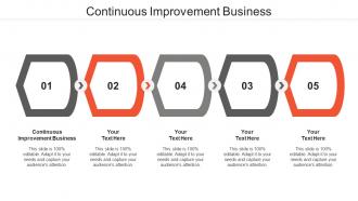 Continuous improvement business ppt powerpoint presentation infographics introduction cpb