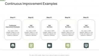 Continuous Improvement Examples In Powerpoint And Google Slides Cpb