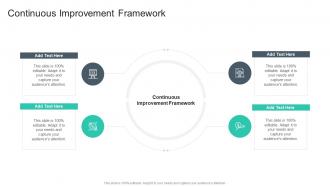 Continuous Improvement Framework In Powerpoint And Google Slides Cpb